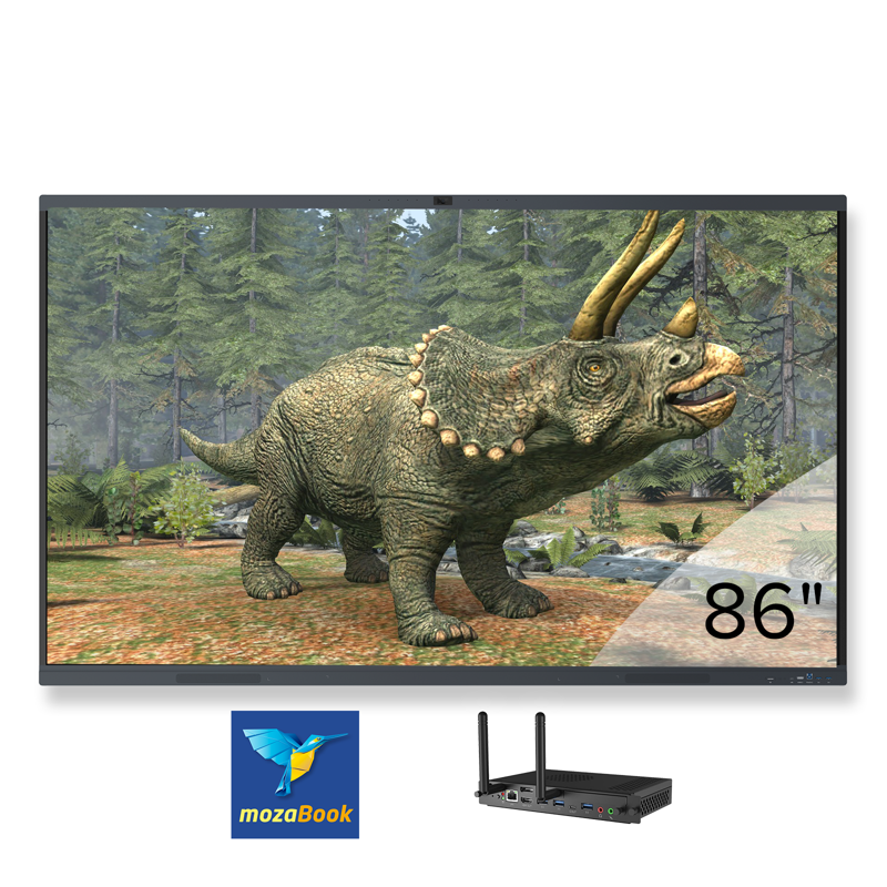 Інтерактивна панель EdPro Touch B 86" (ETP86B), OPS ПК (Intel i5 12Gen/16/512/W11Pro), настінне кріплення, MozaBook Classroom (підписка на 1 рік)